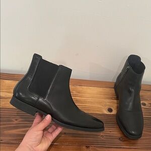Cole Haan Men’s Black Leather Chelsea Boots Size 8